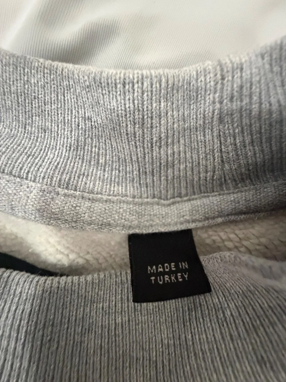 All Saints Light Grey Crewneck Sweatshirt